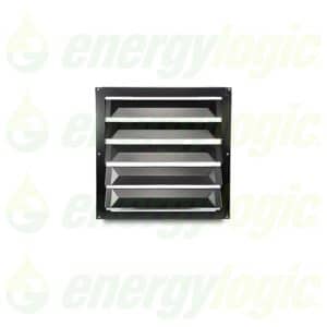 Standard louver for waste oil heating