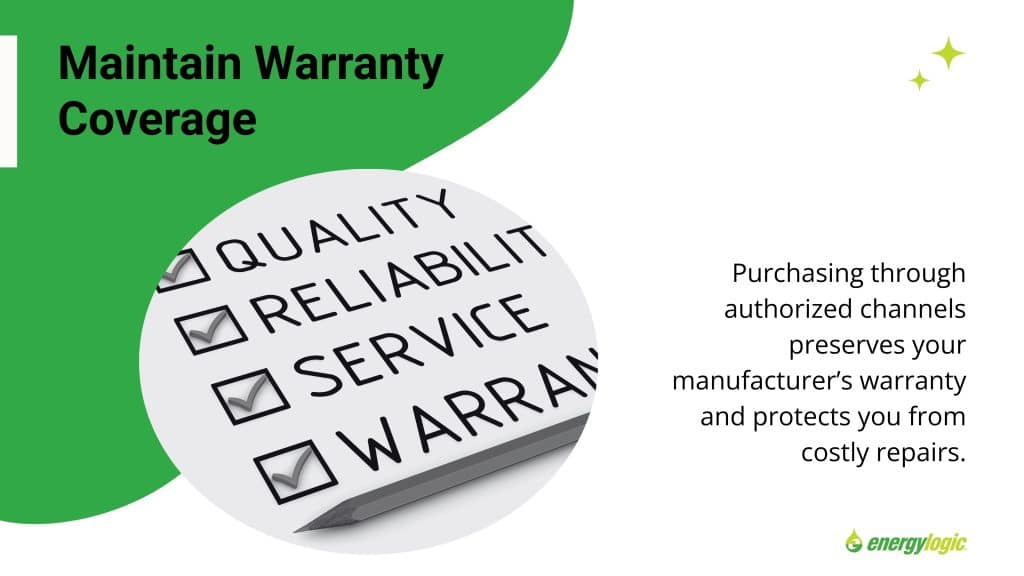 Maintain Warranty Coverage