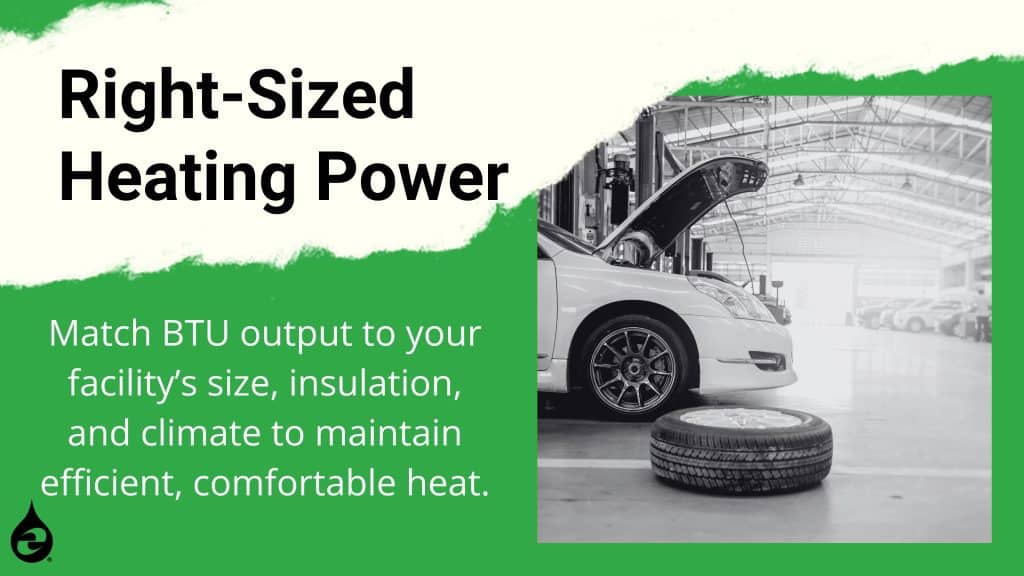 Right Sized Heating Power